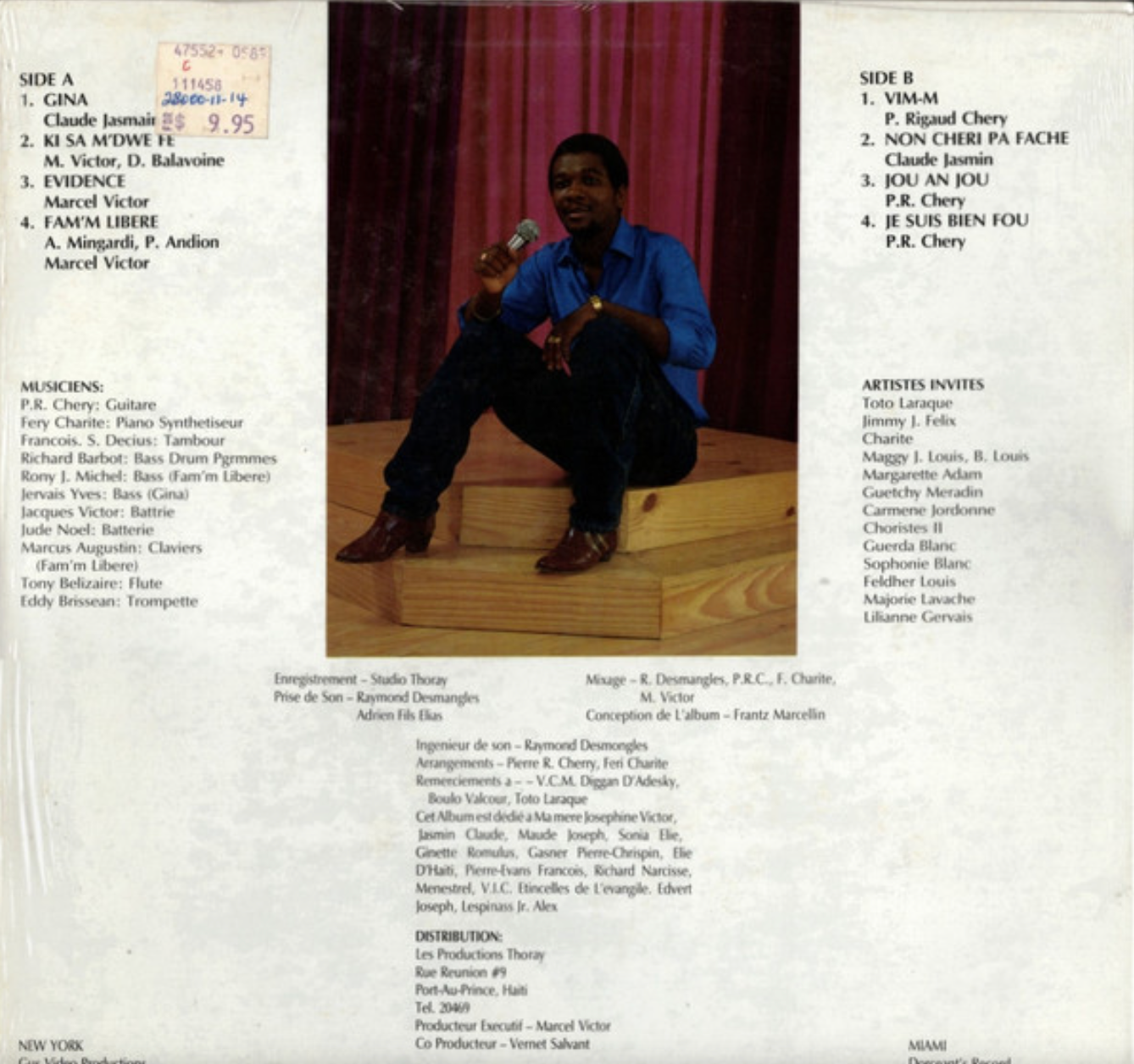 Marcel Victor - Fam'M Libere Vinm'm - Haitian Music - Album